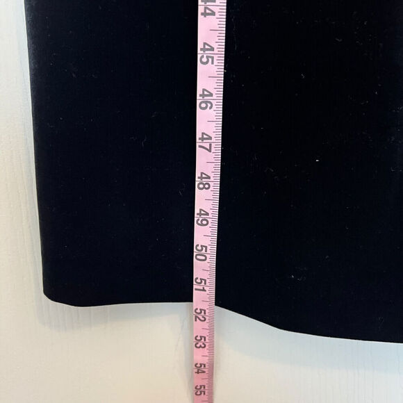 VTG Talbots Dress Womens 14 Black Velvet Maxi Fairy Grunge Goth Vamp Y2K READ - Picture 13 of 15